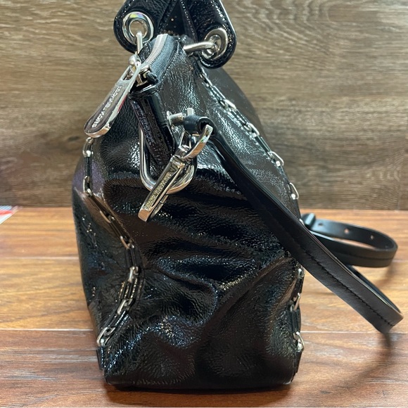 Michael Kors Black Handbag w/ Detachable Shoulder Strap - Picture 2 of 8